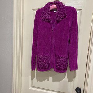 Sweater jacket, size M, rayon, acrylic, very good condition